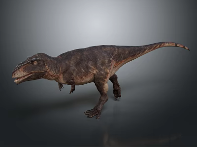 Realistic Tyrannosaurus Rex Dinosaur Character 3D Model Standing Pose With Detailed Skin Texture 3d model