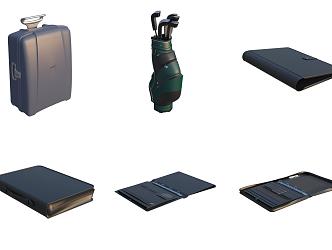 Luggage file package 3d model