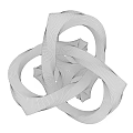 Industrial Equipment Intertwined Rings Grid Structure And 3D Mechanical Design Framework