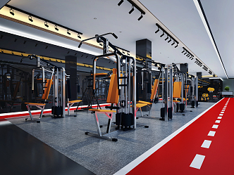 INDUSTRIAL LOFT GYM 3d model