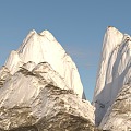 Mountain Peak Snow Mountain 3d model