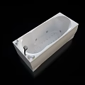 Modern White Bathtubs with Whirlpool Jets and Various Freestanding Designs for Bathroom Interior