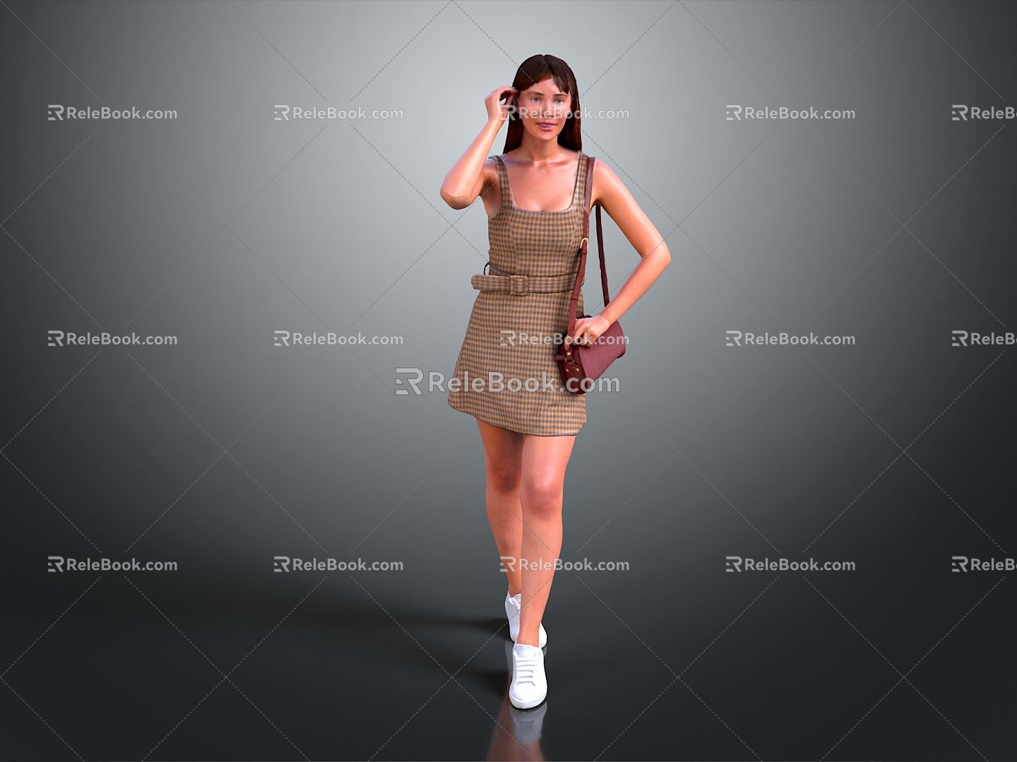 woman female beauty female youth girl female character girl CG girl realistic woman 3d model