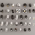 Collection Of Downlights And Spotlights In Various Styles And Colors
