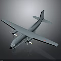 Cosmic Aerospace Model Design Featuring Light Blue Body With Four Propellers And Dark Background