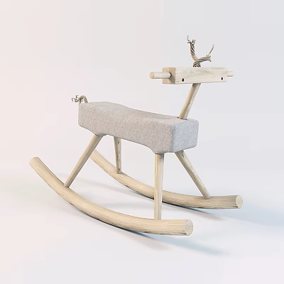 Modern Trojan Children's Rocking Chair 3d model