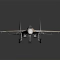 Military Fighter Jet Weapon With Camouflage Paint And Detailed Model Design