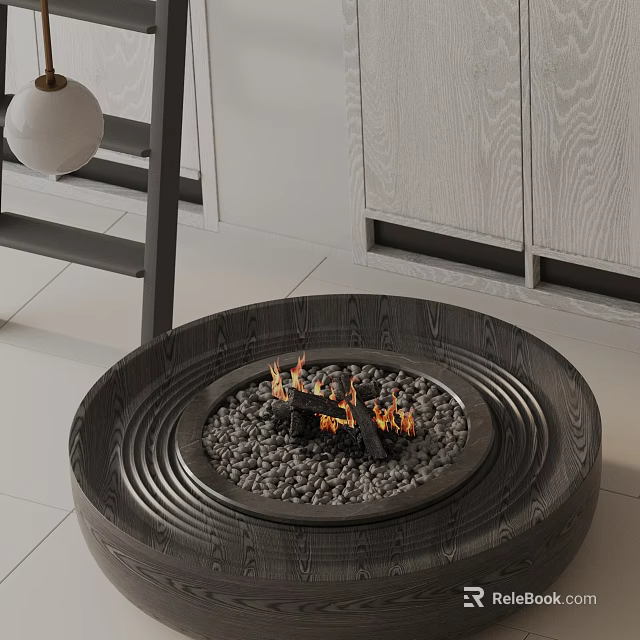 Modern Minimalist Sofa Coffee Table Set With Light Gray Wood And Black Metal Accents 3d model 