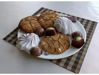 Modern Food 3d model