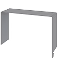 Transparent Glass Modern Design Sleek Structure for Home Decor and Interior Use