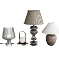 Modern Table Lamps With Diverse Designs Including Pleated Shades Metallic Bases And Ceramic Bodies
