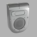 Industrial Wall Mounted Silver Metal Equipment Featuring Grille Mesh And Durable Construction Design