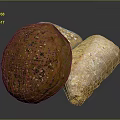Variety of Freshly Baked Artisan Bread With Seeded Loaf And Crusty Baguette