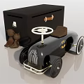 Electric Batman Ride On Toy Car With Storage Box And Kid Shoes