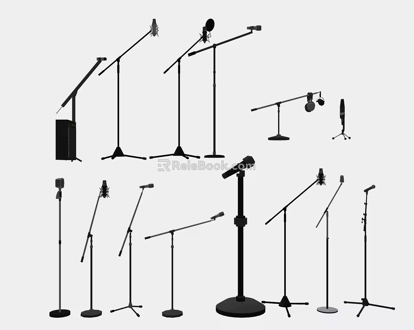 Modern Microphone Mike 3d model