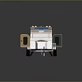 Solar Powered Travel Trailer With Silver Exterior Green Doors And Modern Design