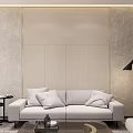 Modern Lounge With Light Sofa And Minimalist Decor