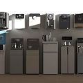 Various Modern Daily Electrical Appliances Wall Mounted And Floor Standing Water Dispensers Coffee Makers