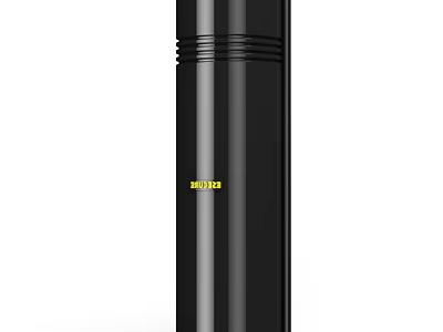 BOAVISION Black Cylindrical Projection Monitoring Device Designed For Security Surveillance Systems 3d model
