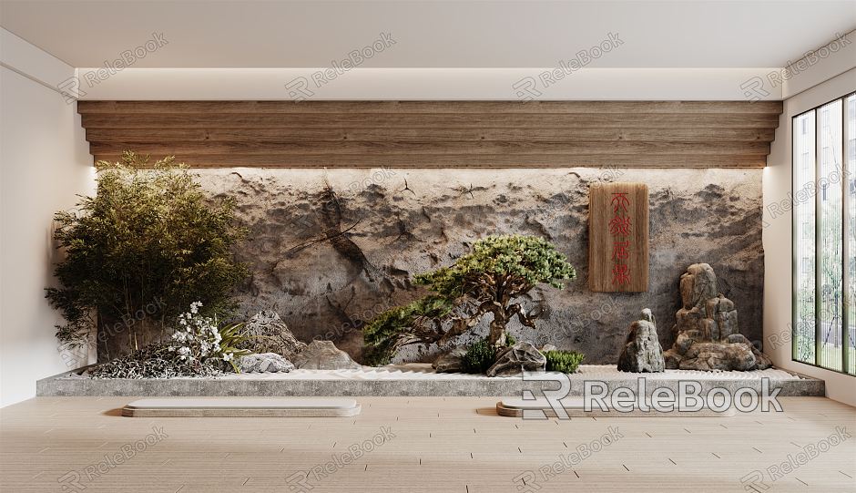 New Chinese style landscape sketch landscape model