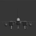 Gray Fighter Jet Model With Missiles And Number 162 On Dark Background