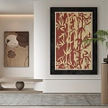 New Chinese Decorative Painting 3d model