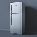 Modern Toshiba Stainless Steel Double Door Refrigerator For Contemporary Home Kitchen