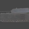 Detailed Military Tank Featuring Large Cannon Heavy Armor Turret And Tracks