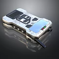 Industrial Device Component With Metal Casing Display Panel And Control Buttons