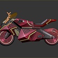 Motorcycle Two-wheeled Motorcycle Cross-country Motorcycle Road Race Motorcycle Motor Vehicle Transport 3d model