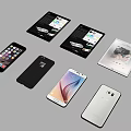 Various Smartphones And Digital Devices Showcase With Multiple Models And Colors