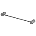 Stainless Steel Towel Bar for Bathroom Daily Washing Use with Textured Ends