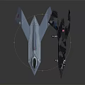 modern fighter boeing fighter 3d model