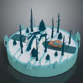 Game Environment Game Scene Fairy Tale Scene Fairy Tale Magic Scene Magic Item Fantasy Scene 3d model
