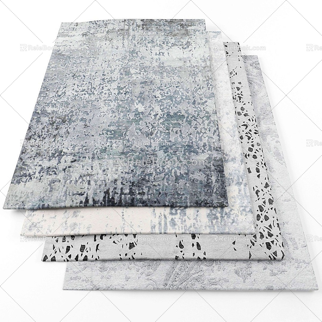 Square carpet 3d model