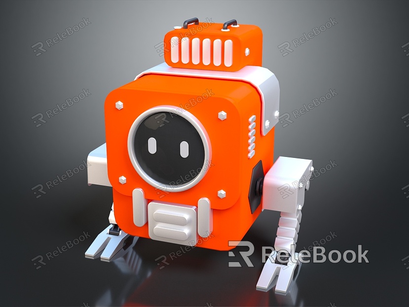 Modern robot character game character game character model