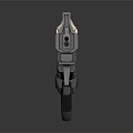 Futuristic Sci Fi Weapon With White Mechanical Design And Tactical Features 3d model
