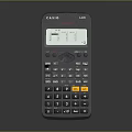 Modern Calculator Electronic Calculator Casio Calculator 3d model