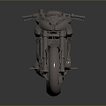 Modern motorcycle two-wheeled motorcycle off-road motorcycle road racing motorcycle 3d model