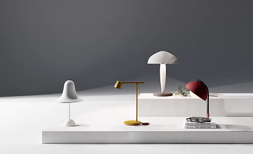 Table Lamp Combination Light Luxury Table Lamp 3d model
