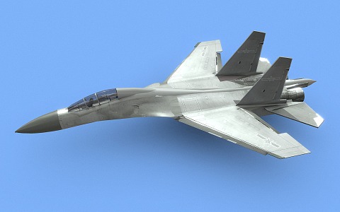 J-16 Fighter Chinese Fighter Jet Fighter Aircraft 3d model