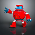 Robot Assistant Small Robot Butler Robot Butler Figure Game Figure 3d model