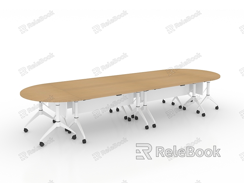 Round combination table Training table Conference table model