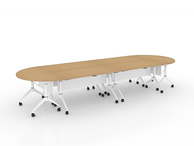 Round combination table Training table Conference table model