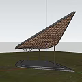 New Chinese Pavilion Landscape Gallery Landscape Structures Rest Architecture Landscape Pavilion 3d model