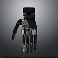 Robotic Hand Mechanical Structure Featuring Biomechanical Joints And Precision Fingers 3d model