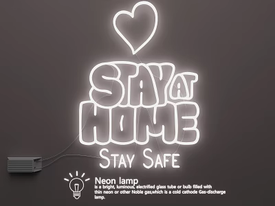 Neon Light 3d model
