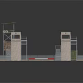 Tower defense sentry tower air defense watchtower observatory tower loft 3d model