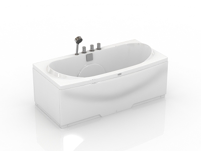 Modern Bathroom Supplies Bathtub 3d model