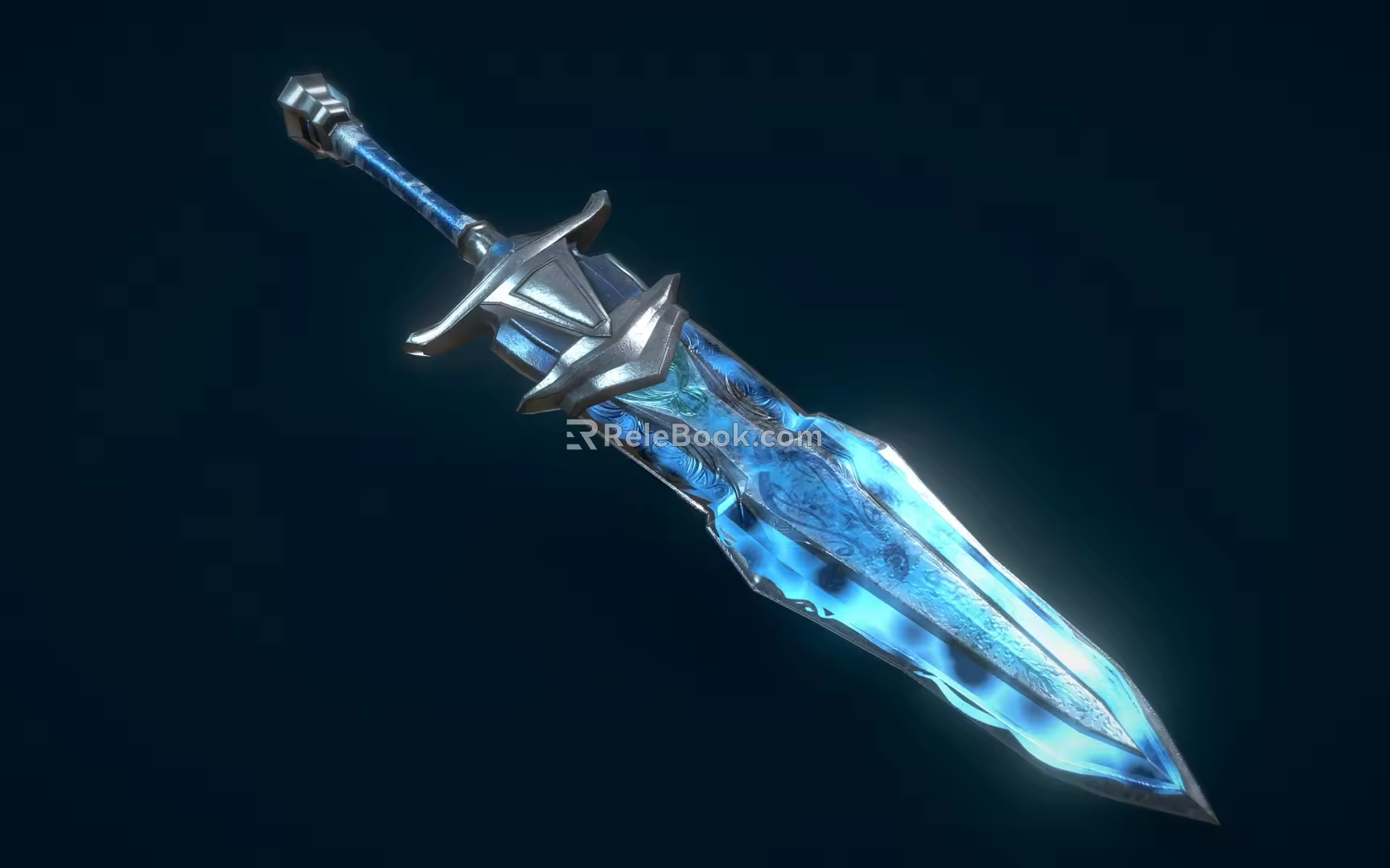 Sword Dagger Sword Fantasy Weapon Game Props 3d model